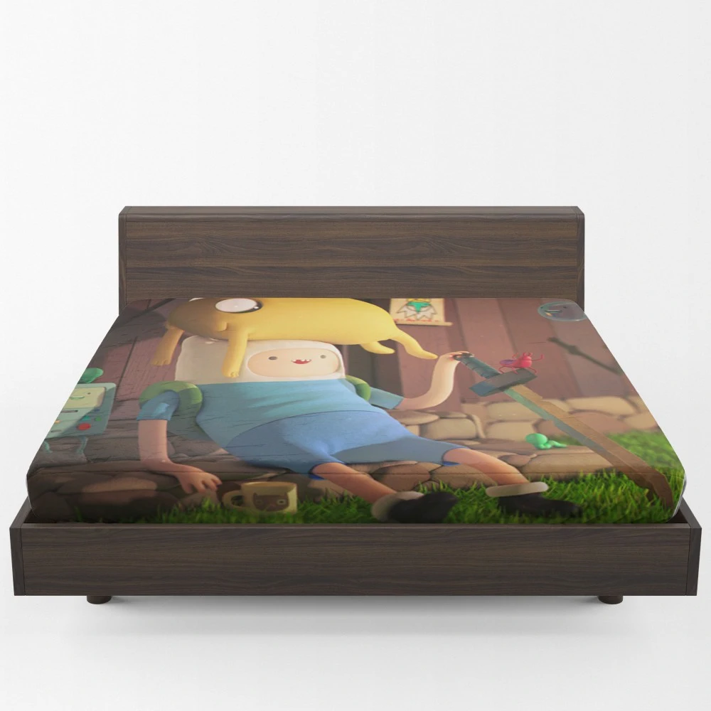Adventure Time Embarking on Epic Quests Fitted Sheet 1