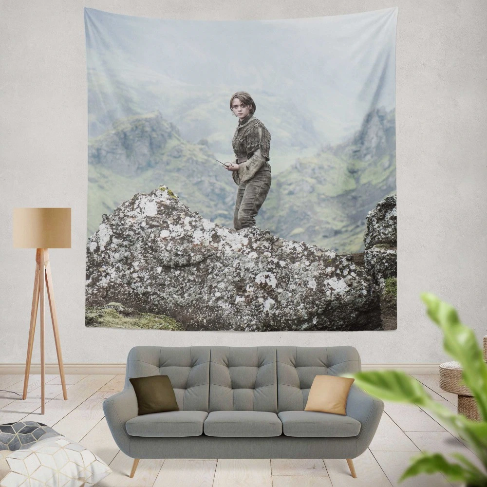 Arya Stark Journey: Maisie Williams in Game of Thrones Tapestry