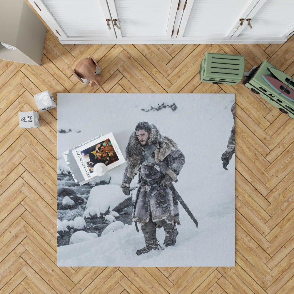 Beric Dondarrion Role in GoT Floor Rugs