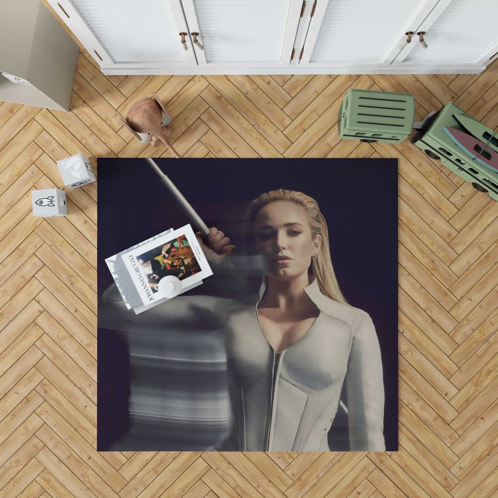 Caity Lotz: White Canary Legacy Floor Rugs