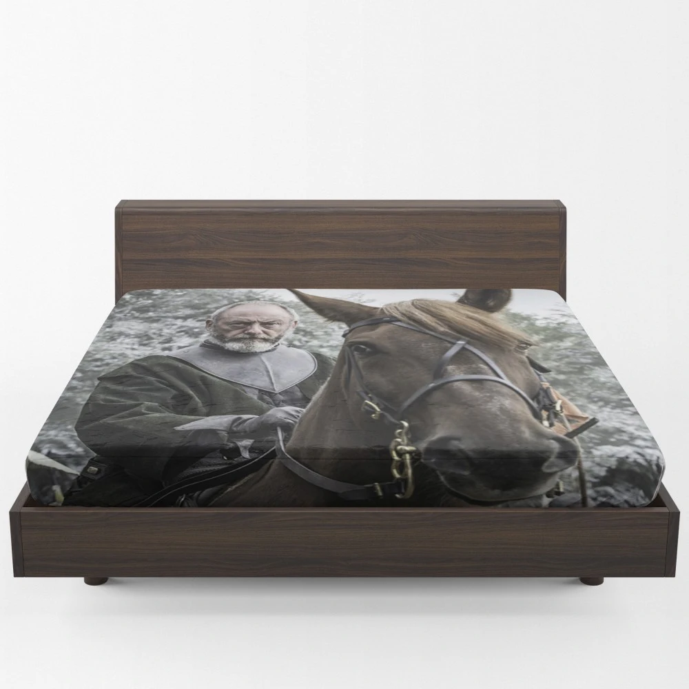 Davos Seaworth Loyalty in Game of Thrones Fitted Sheet 1