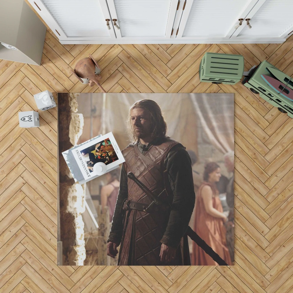 Eddard Stark Impact in Game of Thrones Floor Rugs