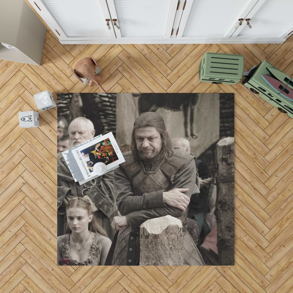 Eddard and Sansa: Family and Duty Floor Rugs