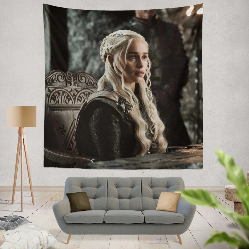 Emilia Clarke Epic Daenerys Targaryen Tapestry