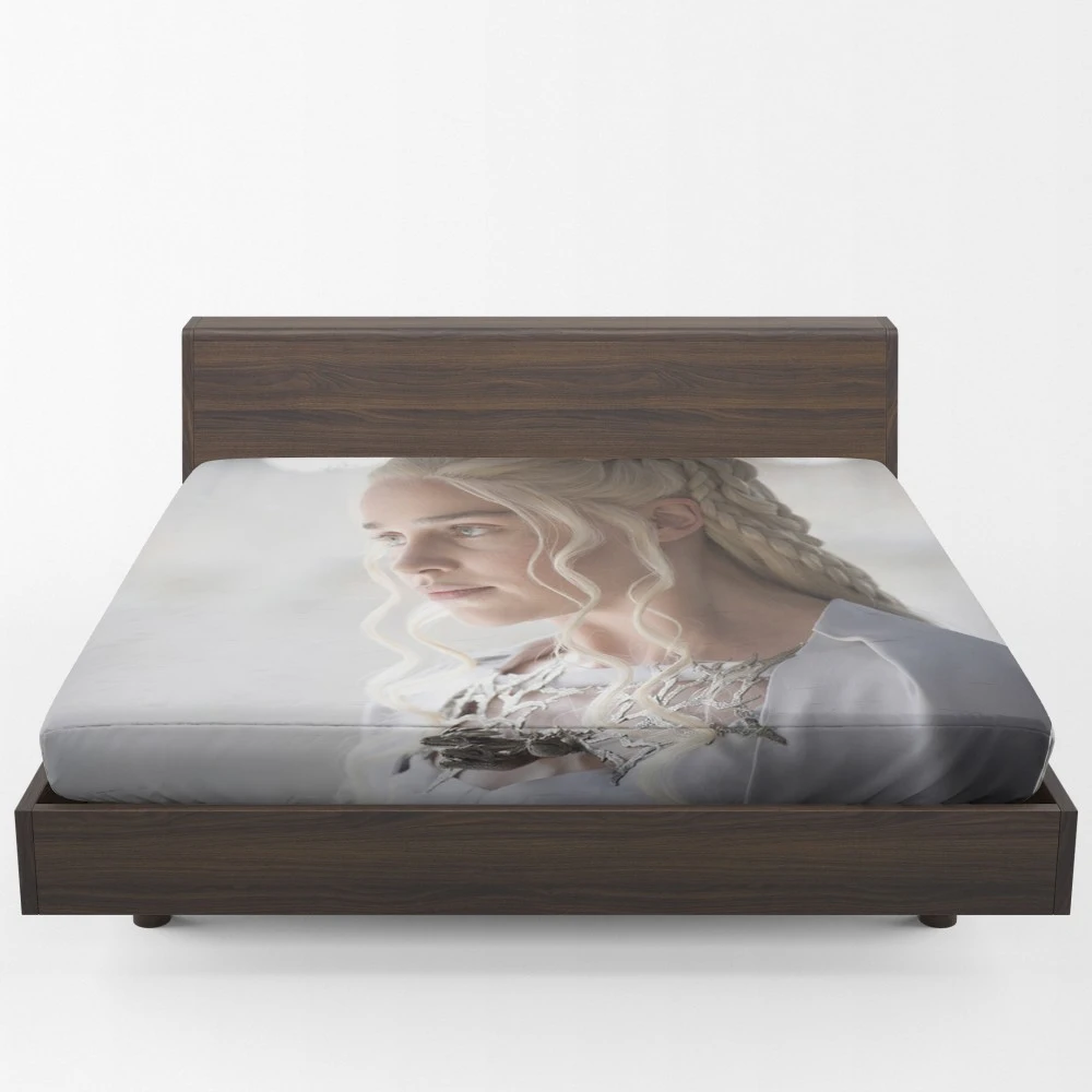 Emilia Clarke Reign Game Of Thrones Fitted Sheet 1