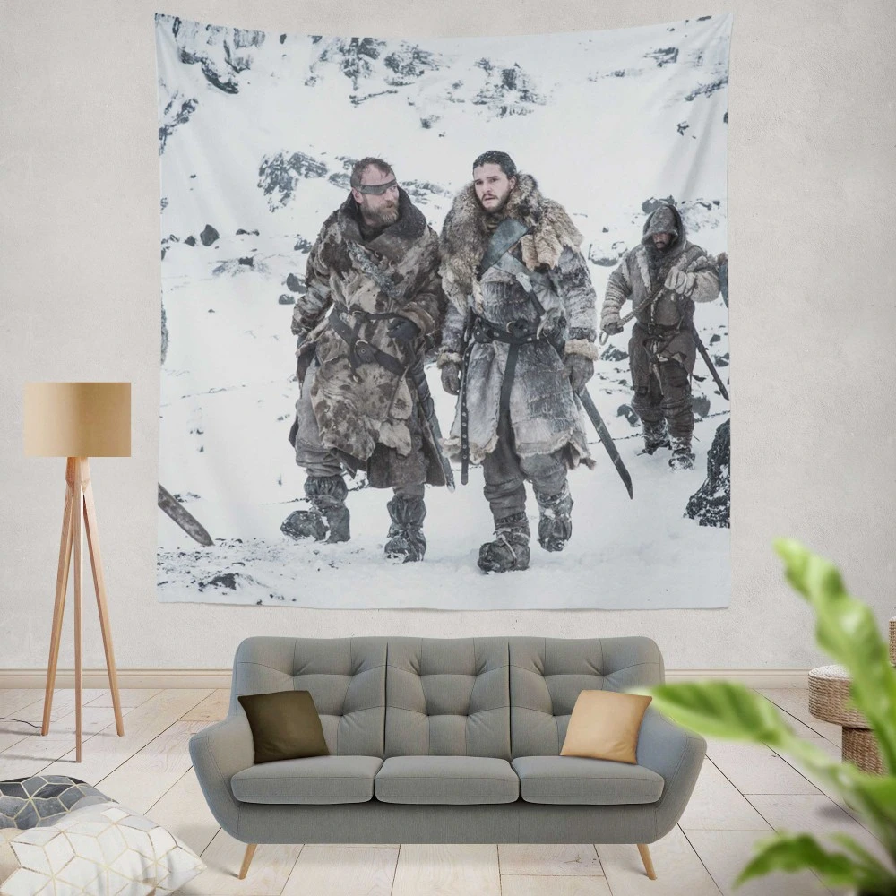 Game Of Thrones: Jon Snow and Beric Tapestry