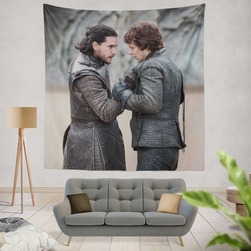 Game Of Thrones: Jon Snow and Theon Tapestry