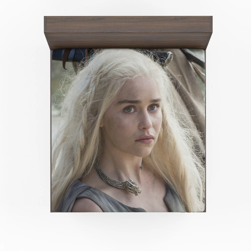 Game of Thrones: Emilia Clarke as Daenerys Targaryen Fitted Sheet