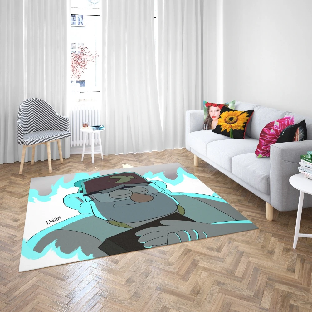 Gravity Falls: Mysteries with Stanley Pines Floor Rugs 2