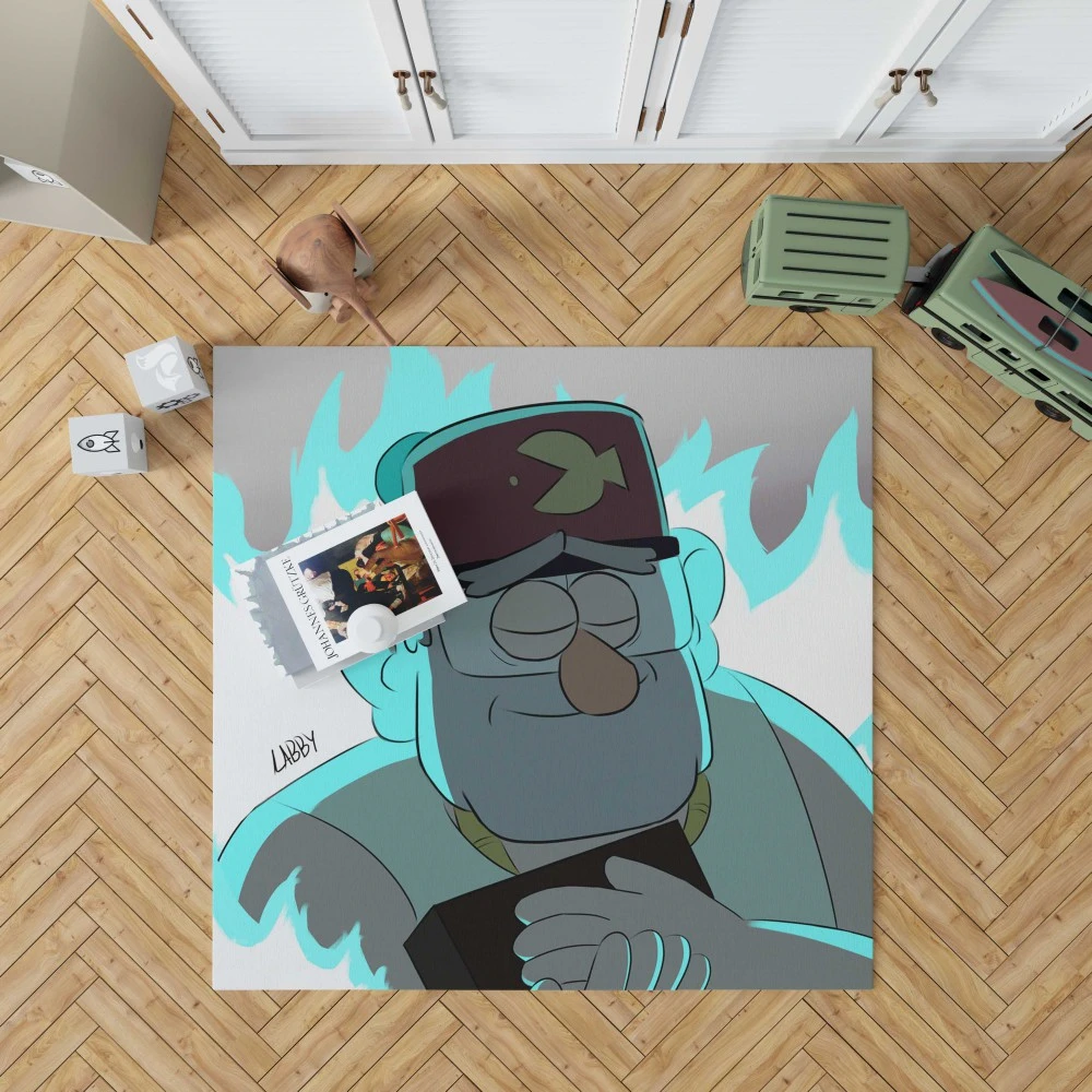 Gravity Falls: Mysteries with Stanley Pines Floor Rugs