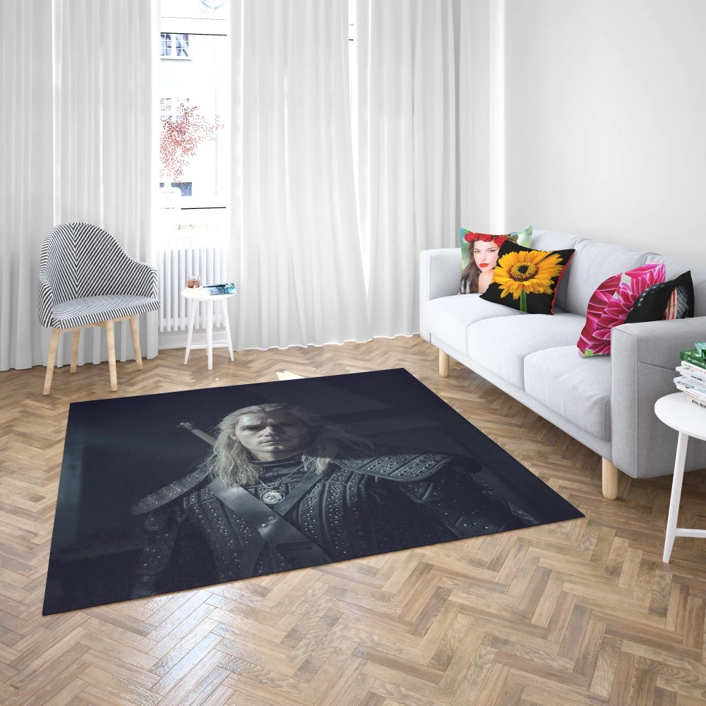 Henry Cavill Witcher Legacy: Geralt Tale Floor Rugs 2