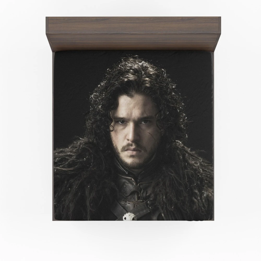 Jon Snow Path in Game of Thrones Fitted Sheet
