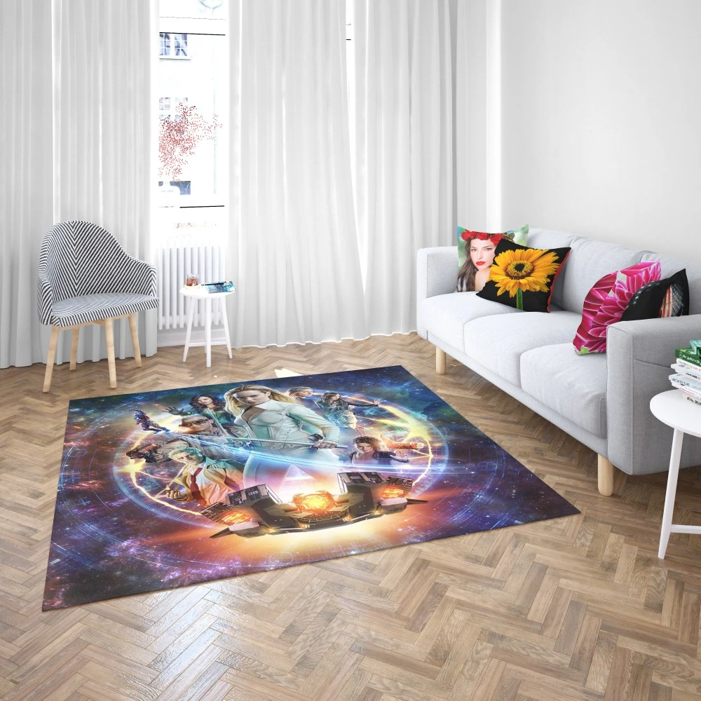 Legends Of Tomorrow: Time-Travel Quest Floor Rugs 2