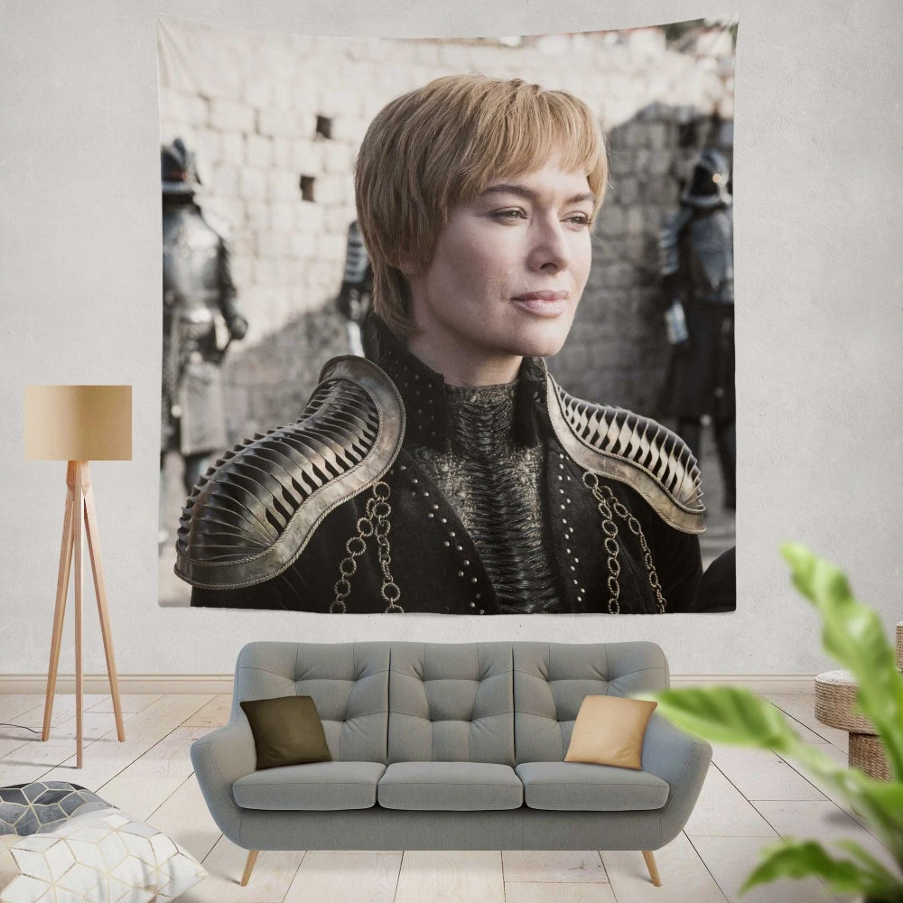 Lena Headey Intriguing Cersei Lannister Tapestry