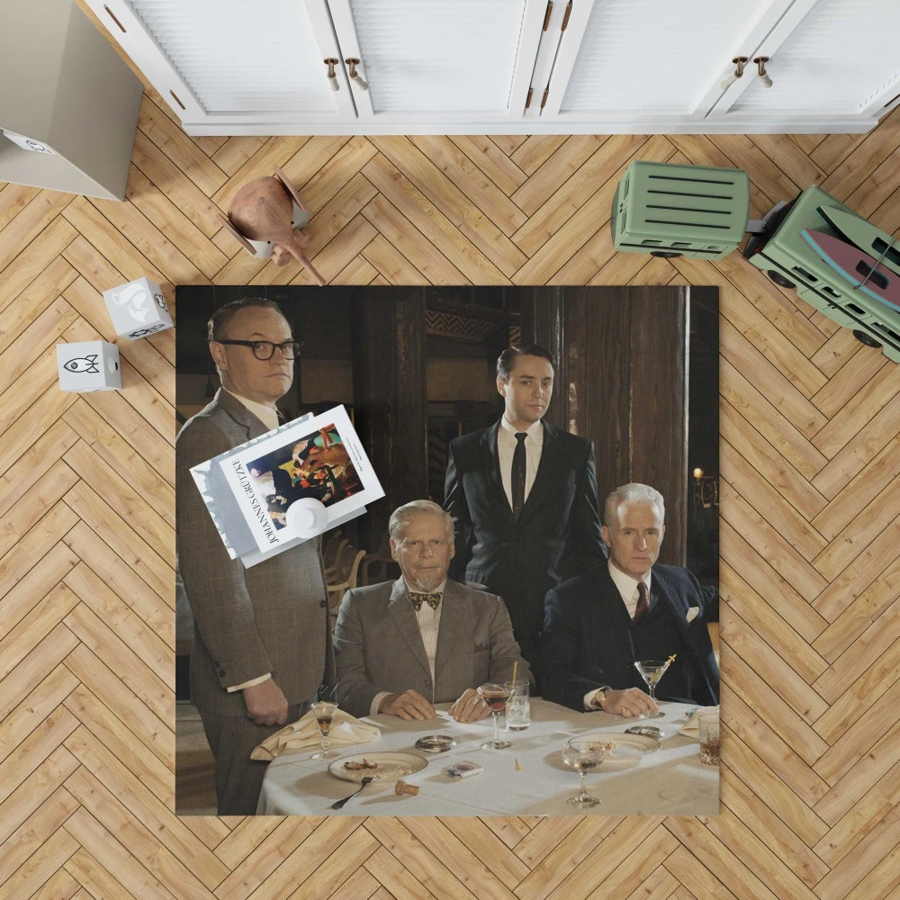 Mad Men Complex Characters: A Trifecta of Perspectives Floor Rugs