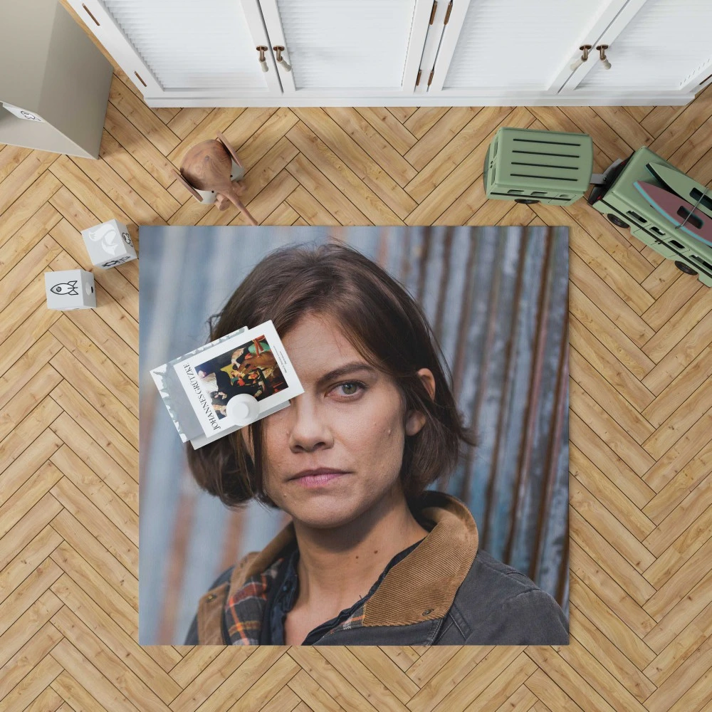 Maggie Greene: The Walking Dead Heroine Floor Rugs