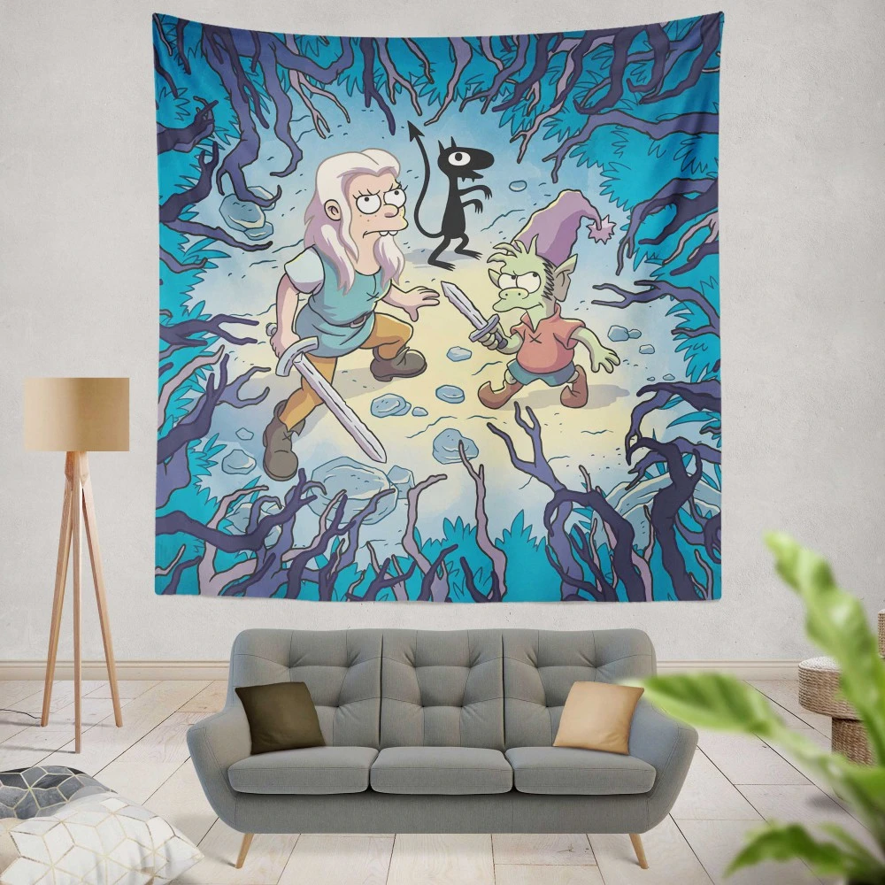 Magical Adventures: Disenchantment TV Show Tapestry