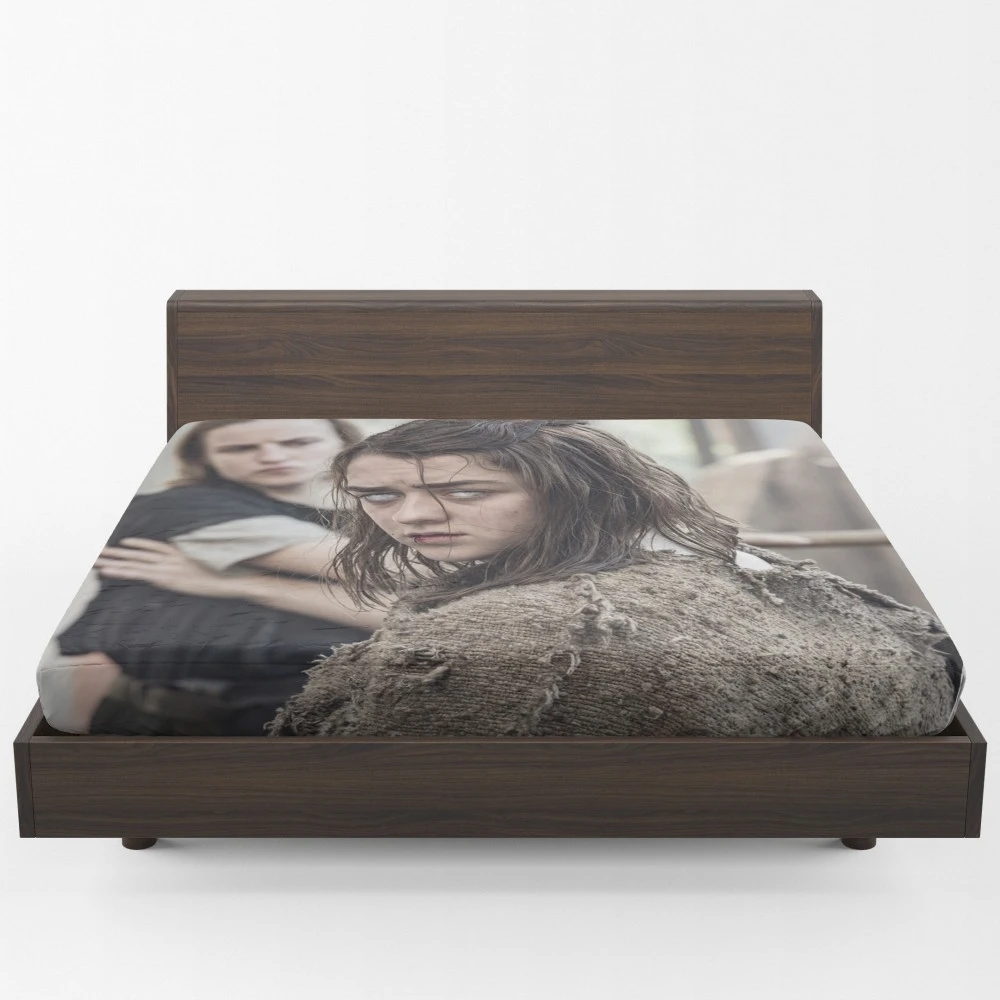 Maisie Williams as Arya Stark Game of Thrones Fitted Sheet 1