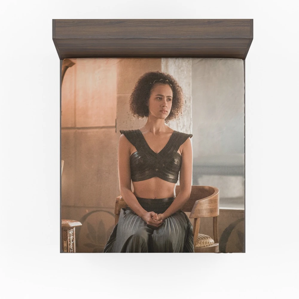 Missandei Legacy: Nathalie Emmanuel in Game of Thrones Fitted Sheet