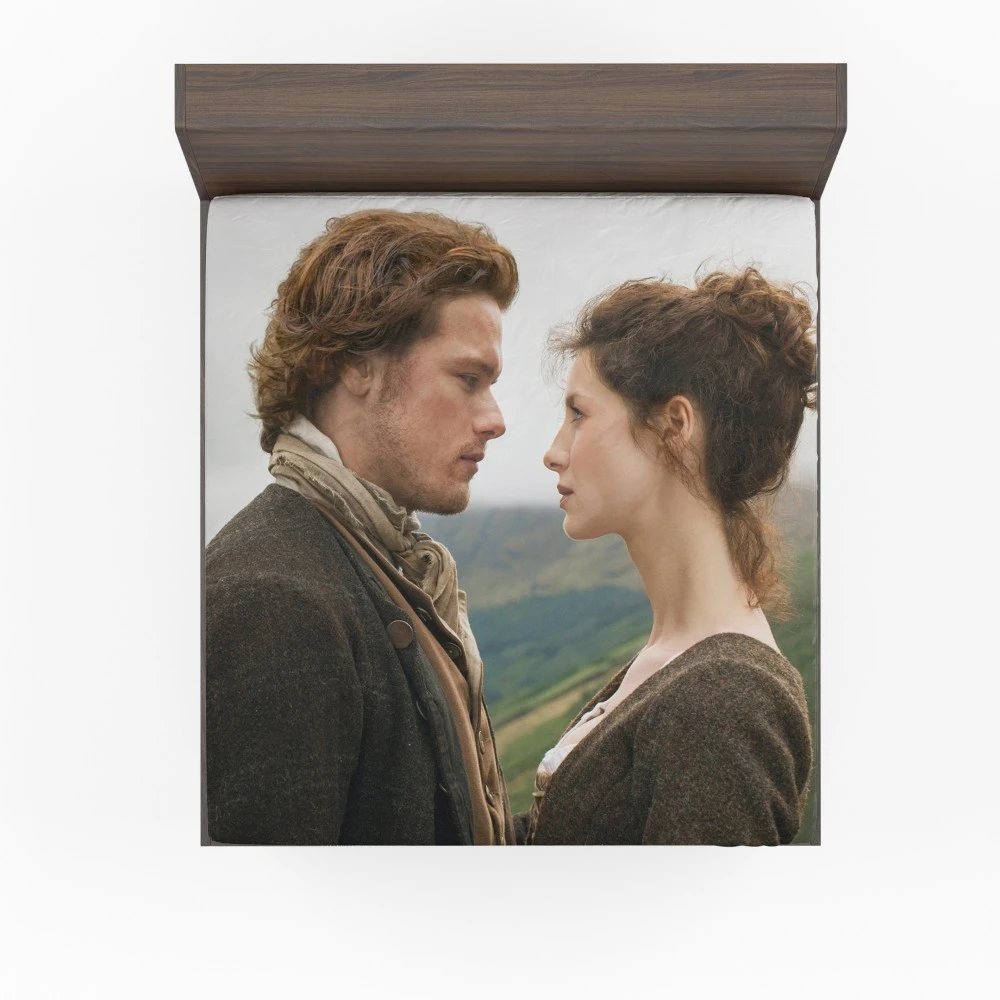 Outlander: Time-Traveling Romance Fitted Sheet