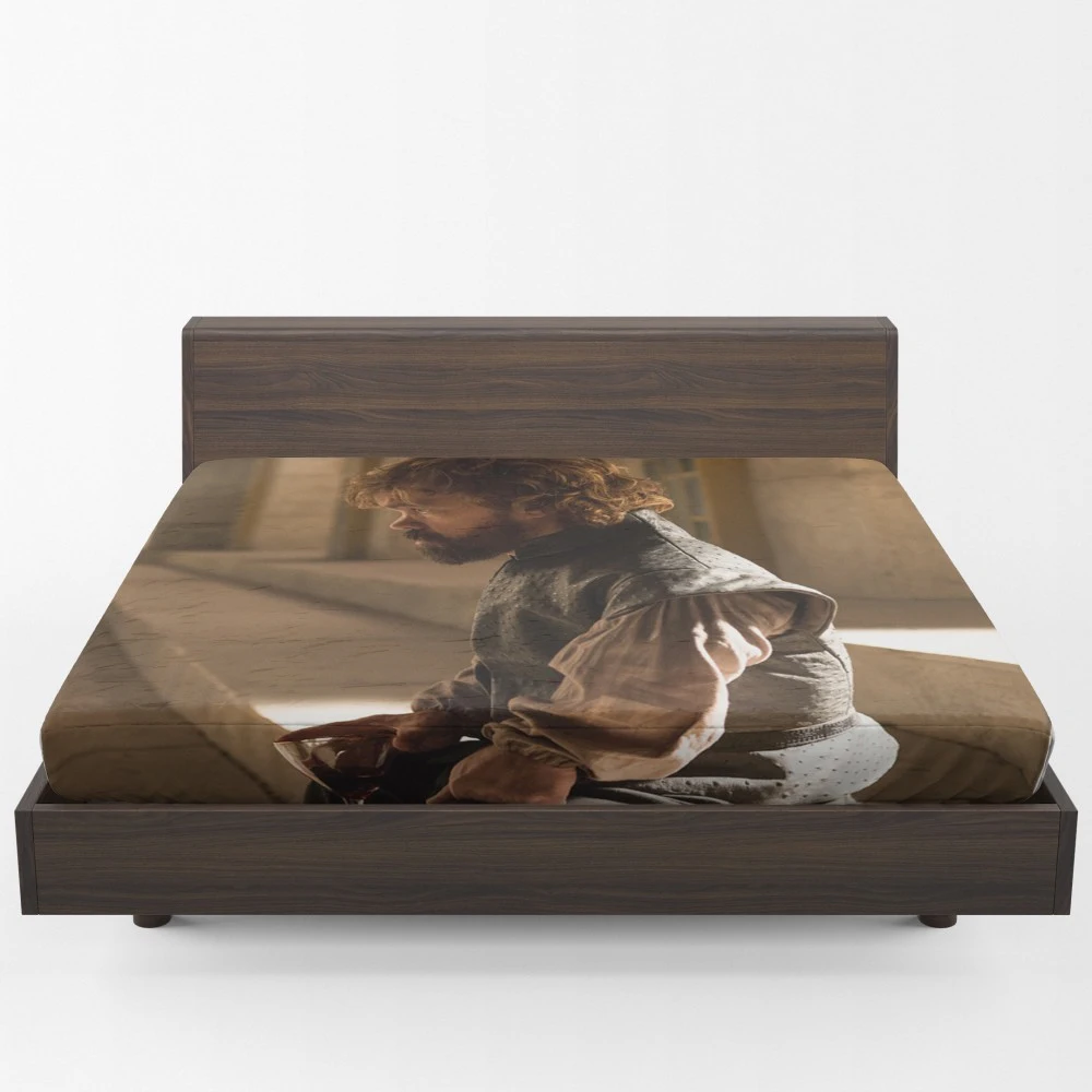 Peter Dinklage Iconic Tyrion Lannister Science fiction Drama Fitted Sheet 1