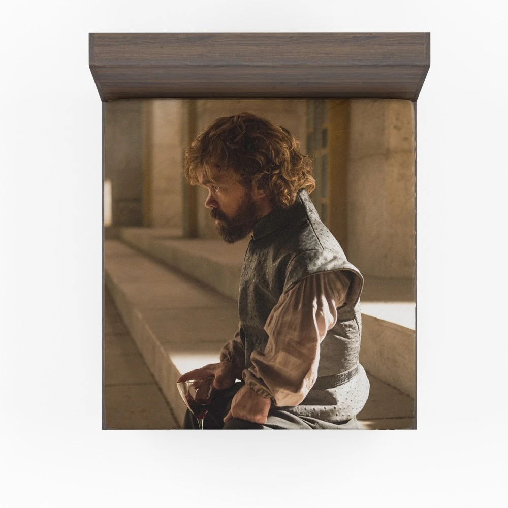 Peter Dinklage Iconic Tyrion Lannister Science fiction Drama Fitted Sheet