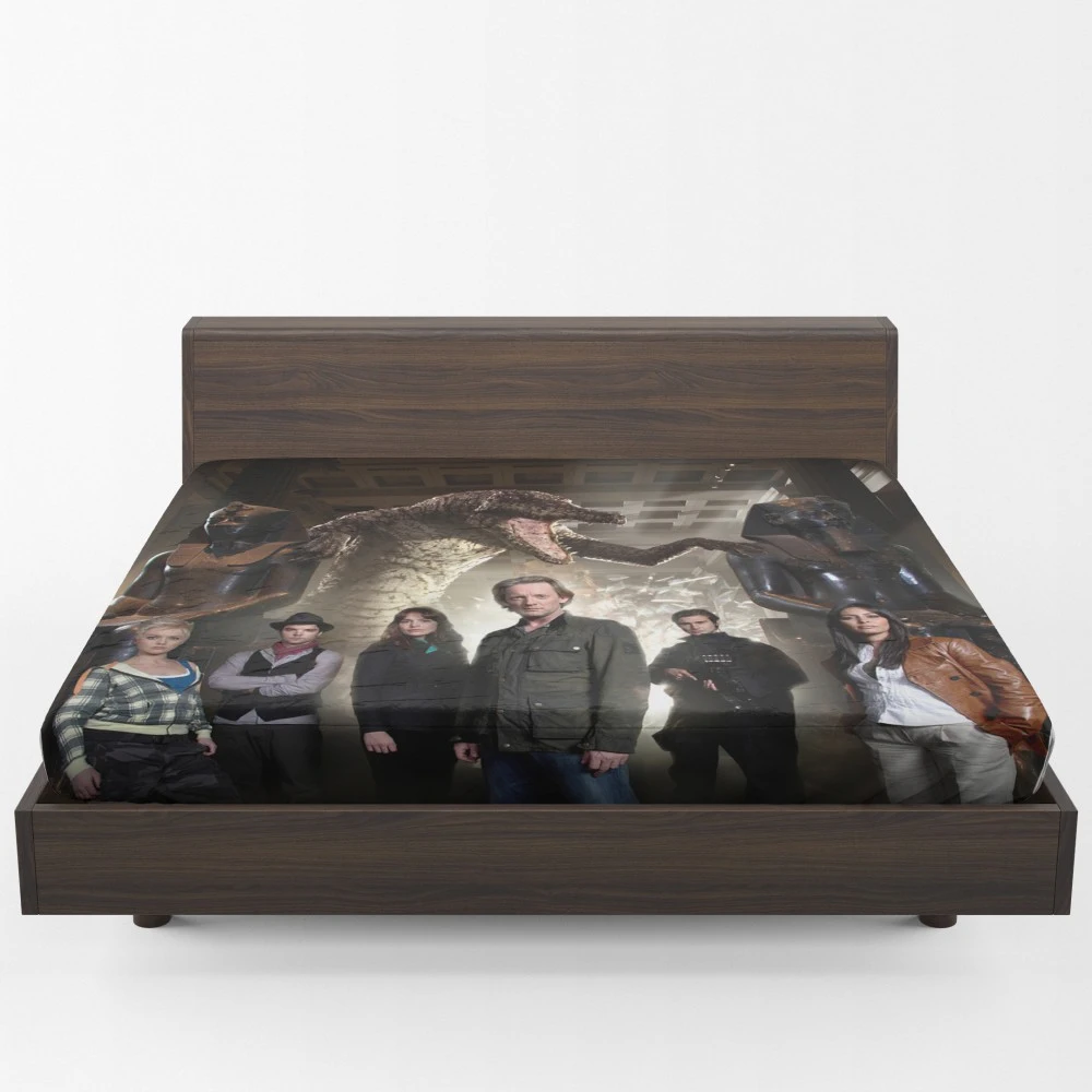 Primeval Temporal Creatures and Anomalies Fitted Sheet 1