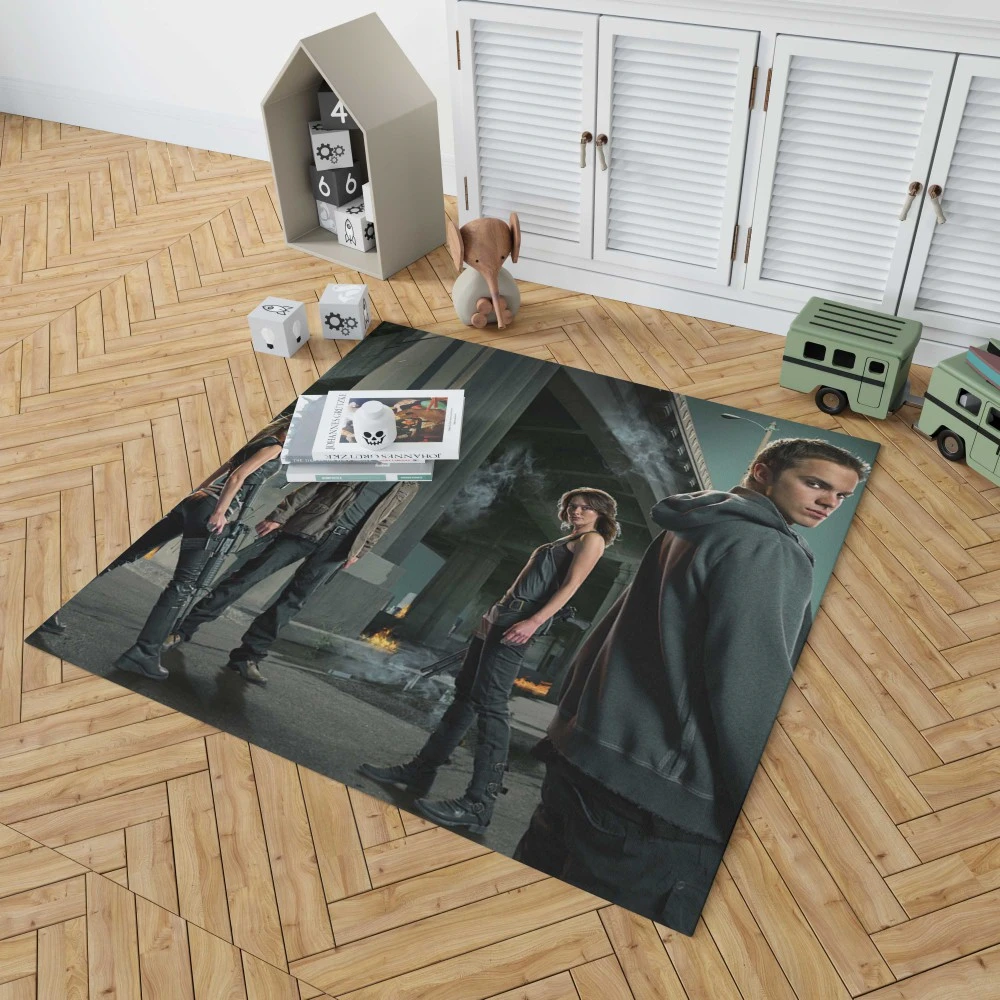 Sarah Connor Chronicles Unveiled Floor Rugs 1