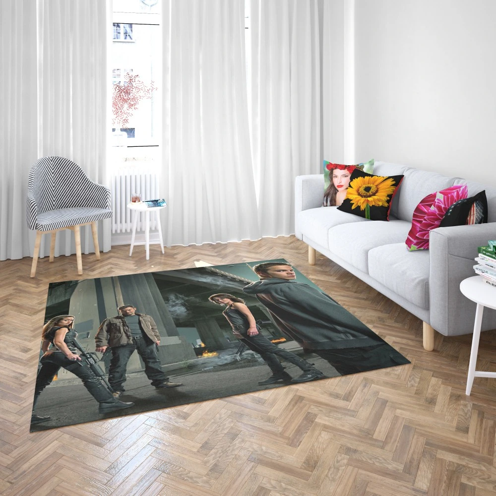 Sarah Connor Chronicles Unveiled Floor Rugs 2