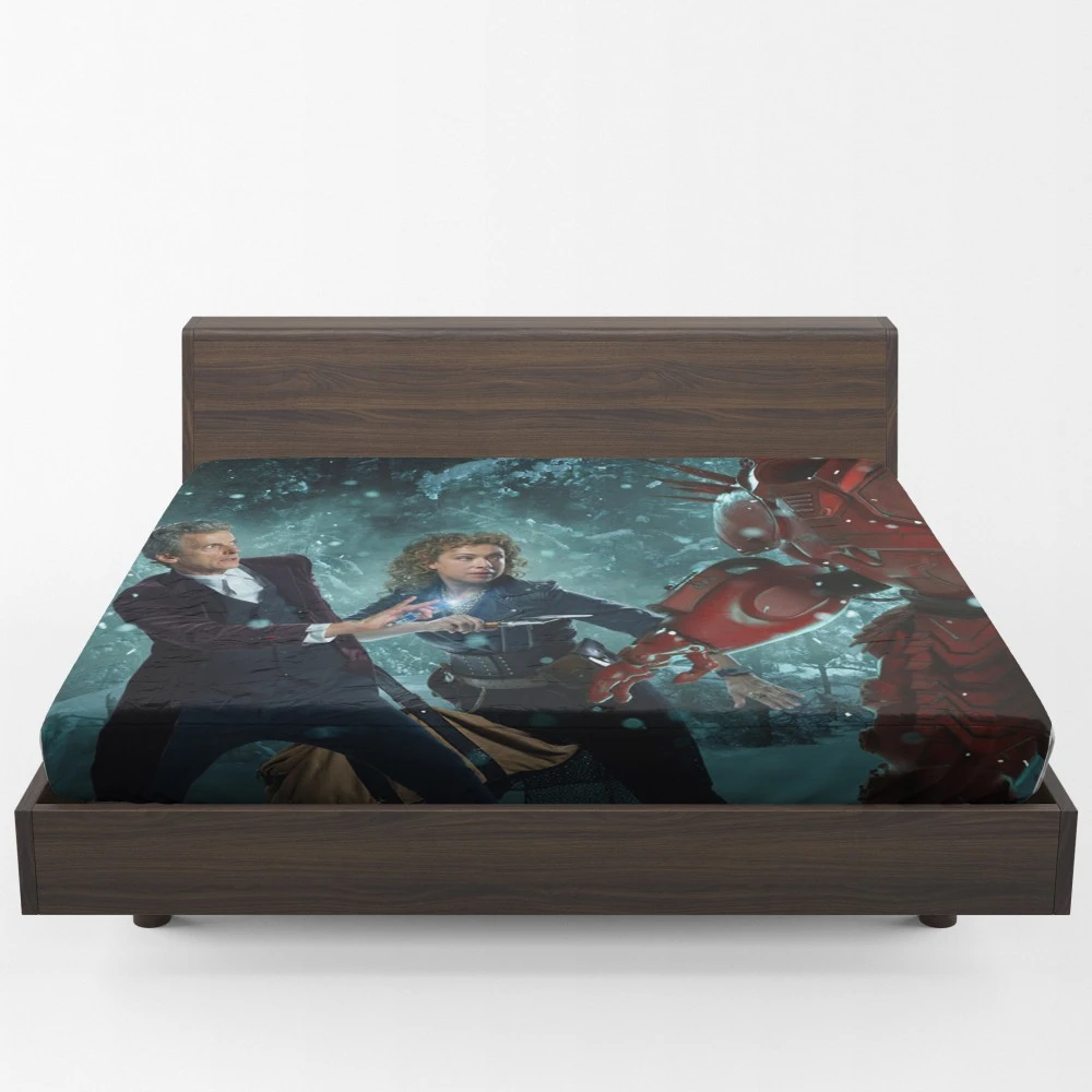 Snowy Encounters Doctor Who Fitted Sheet 1