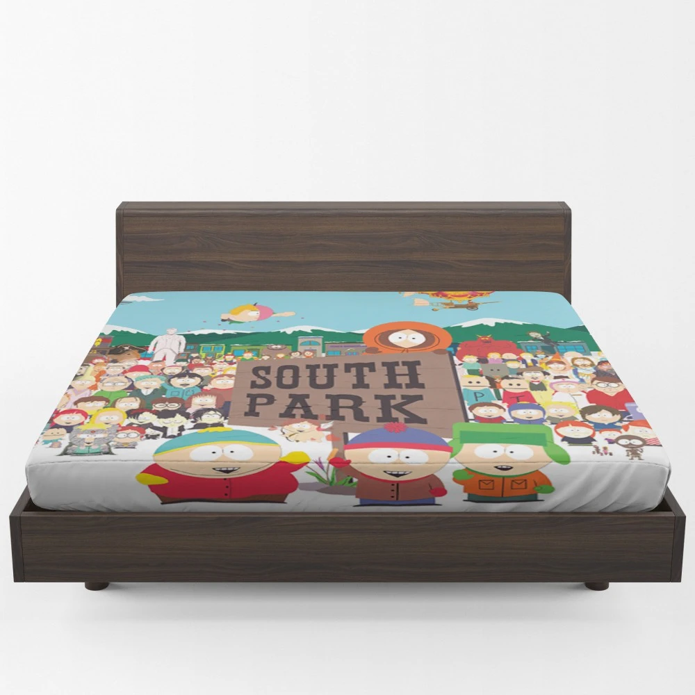 South Park Hilarious Adventures Fitted Sheet 1