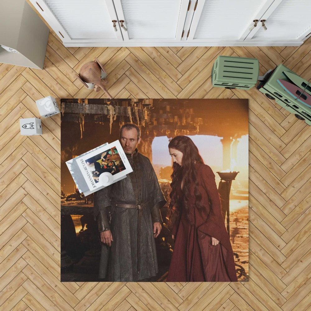 Stannis Baratheon Fate: Melisandre Prophecy Floor Rugs