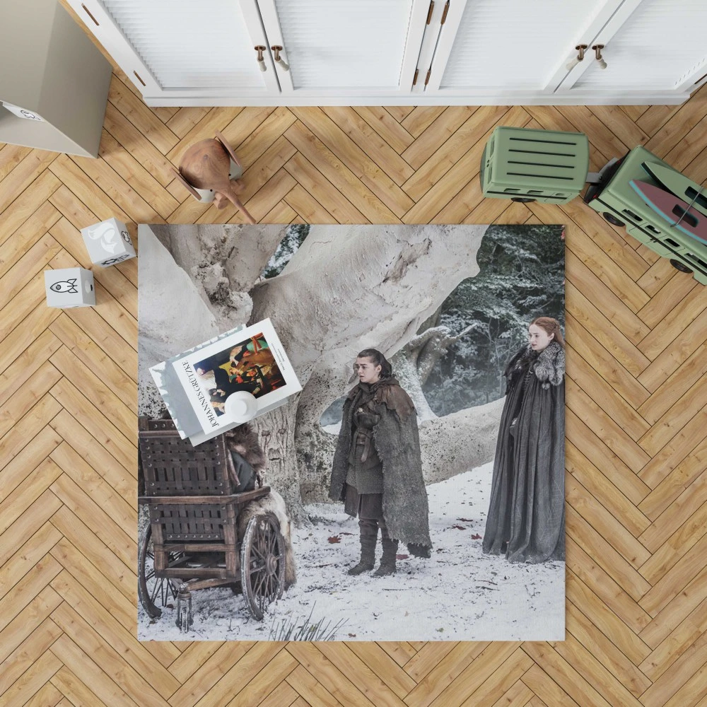 Stark Siblings: Game Of Thrones Family Bonds Floor Rugs