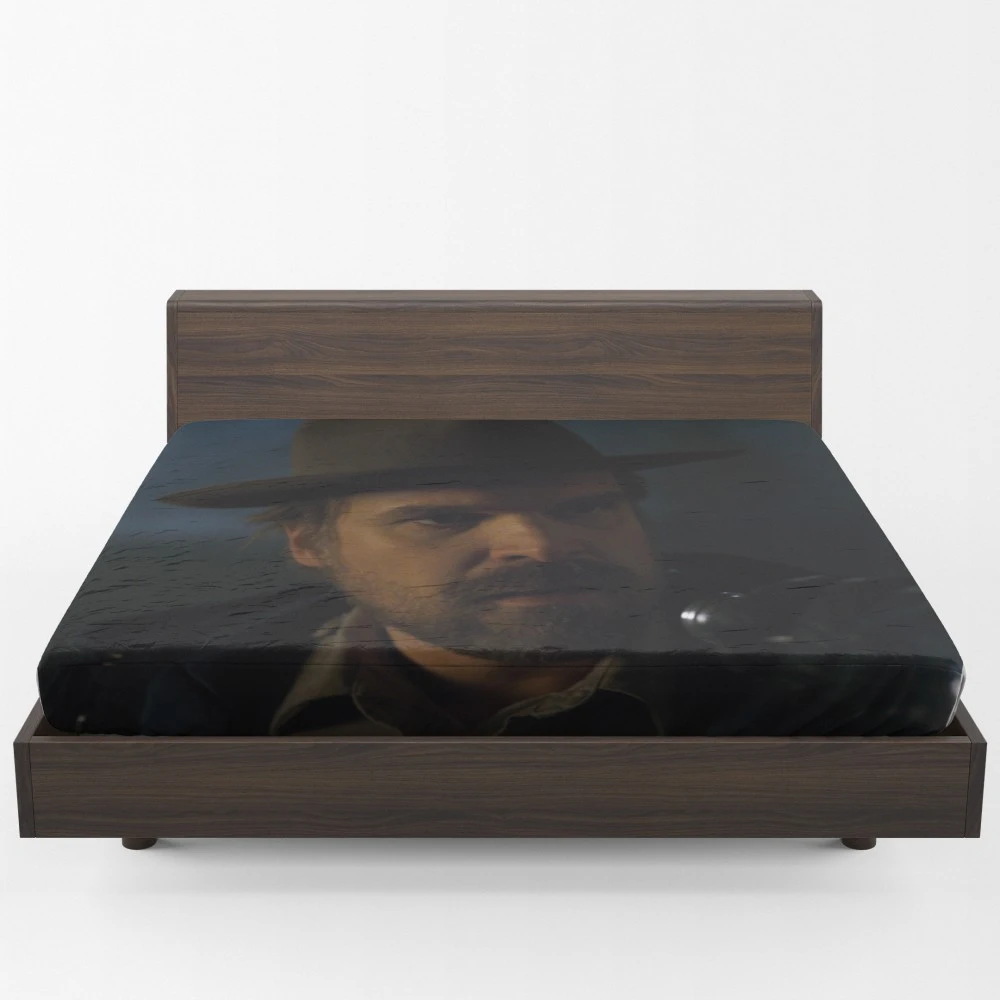 Stranger Things David Harbour Presence Fitted Sheet 1