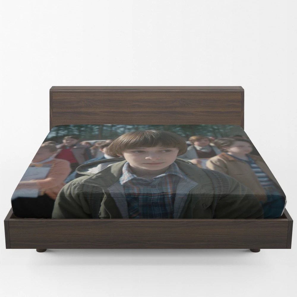 Stranger Things Noah Schnapp Contribution Fitted Sheet 1