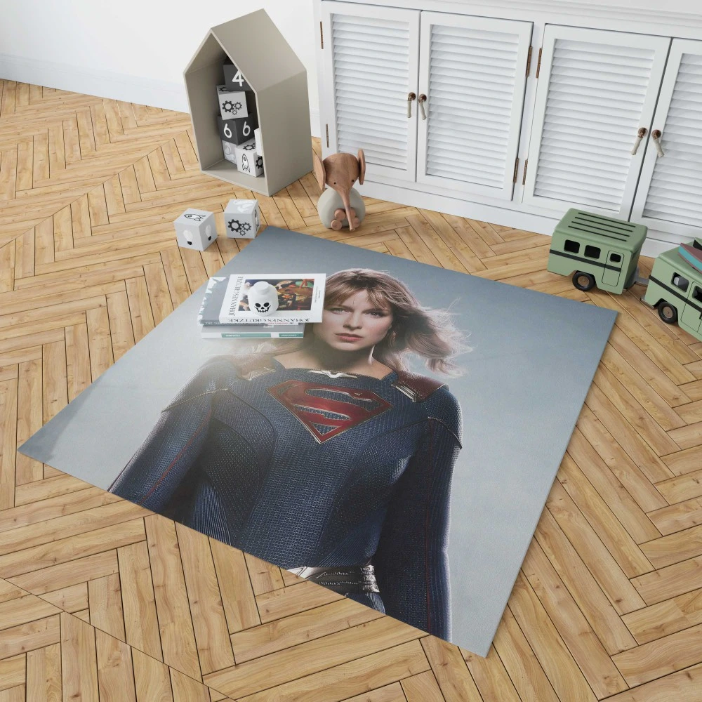 Supergirl Season 05: New Suit Adventures Floor Rugs 1