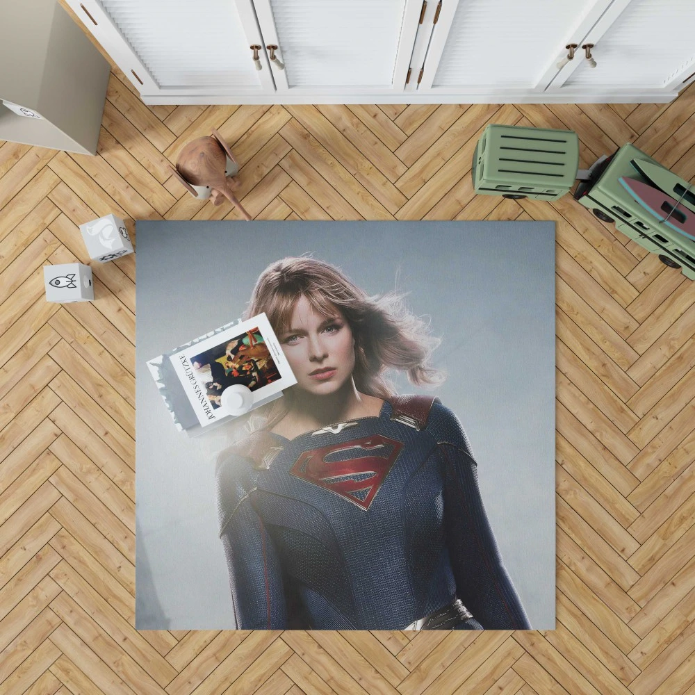 Supergirl Season 05: New Suit Adventures Floor Rugs