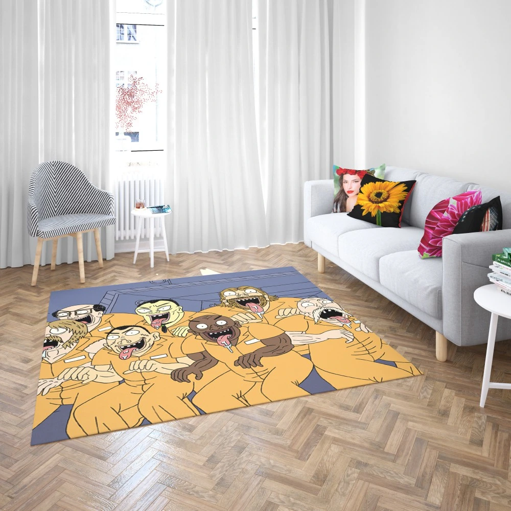 Superjail: Chaos and Comedy on TV Floor Rugs 2