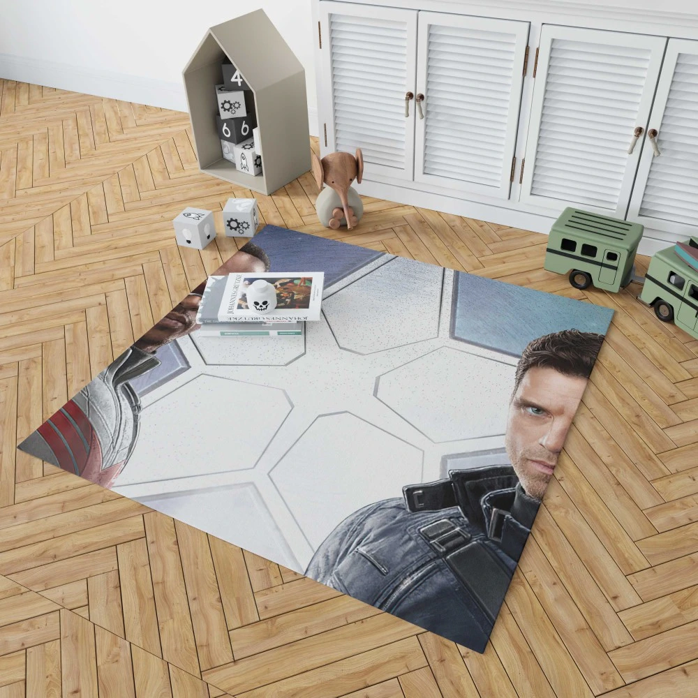 The Falcon and Winter Soldier: Mackie and Stan Floor Rugs 1