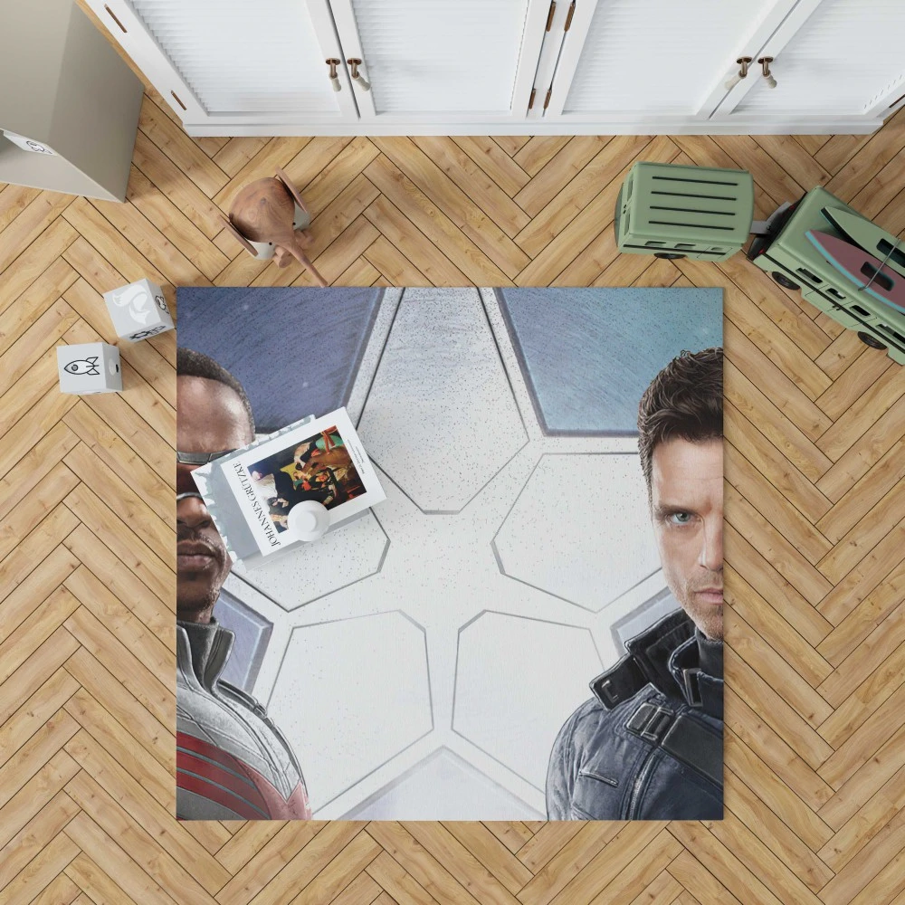 The Falcon and Winter Soldier: Mackie and Stan Floor Rugs