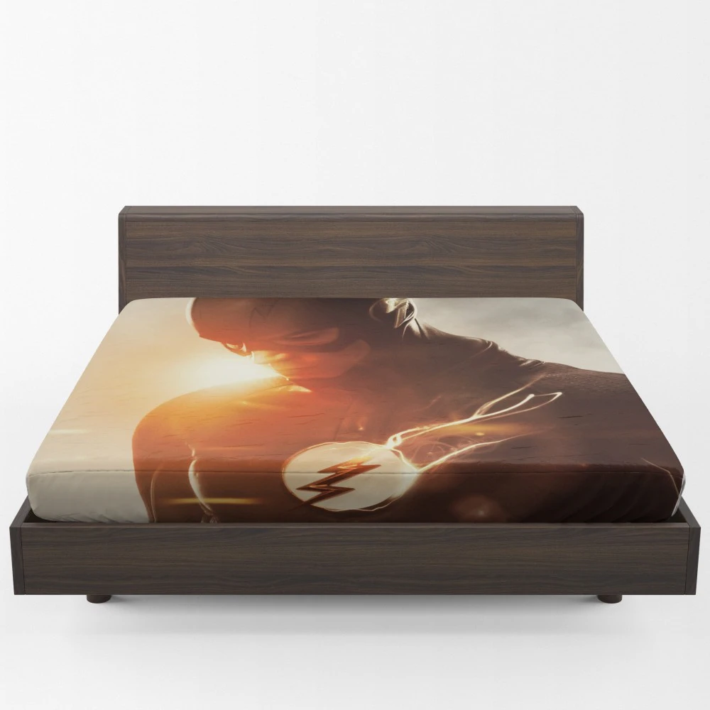 The Flash 2014 Grant Gustin Superhero Speed Fitted Sheet 1