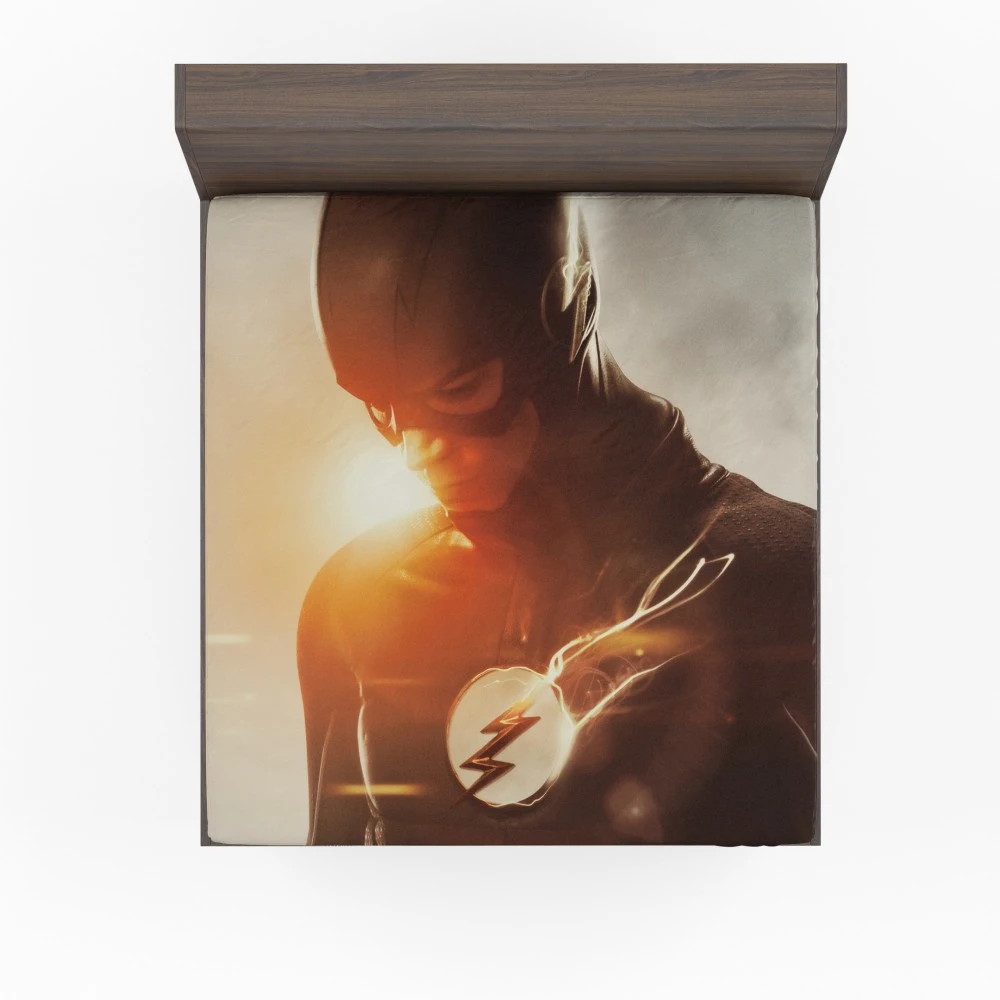 The Flash 2014: Grant Gustin Superhero Speed Fitted Sheet