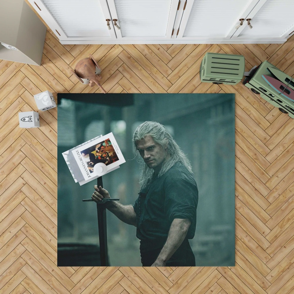 The Witcher: Geralt Fantasy Odyssey Floor Rugs