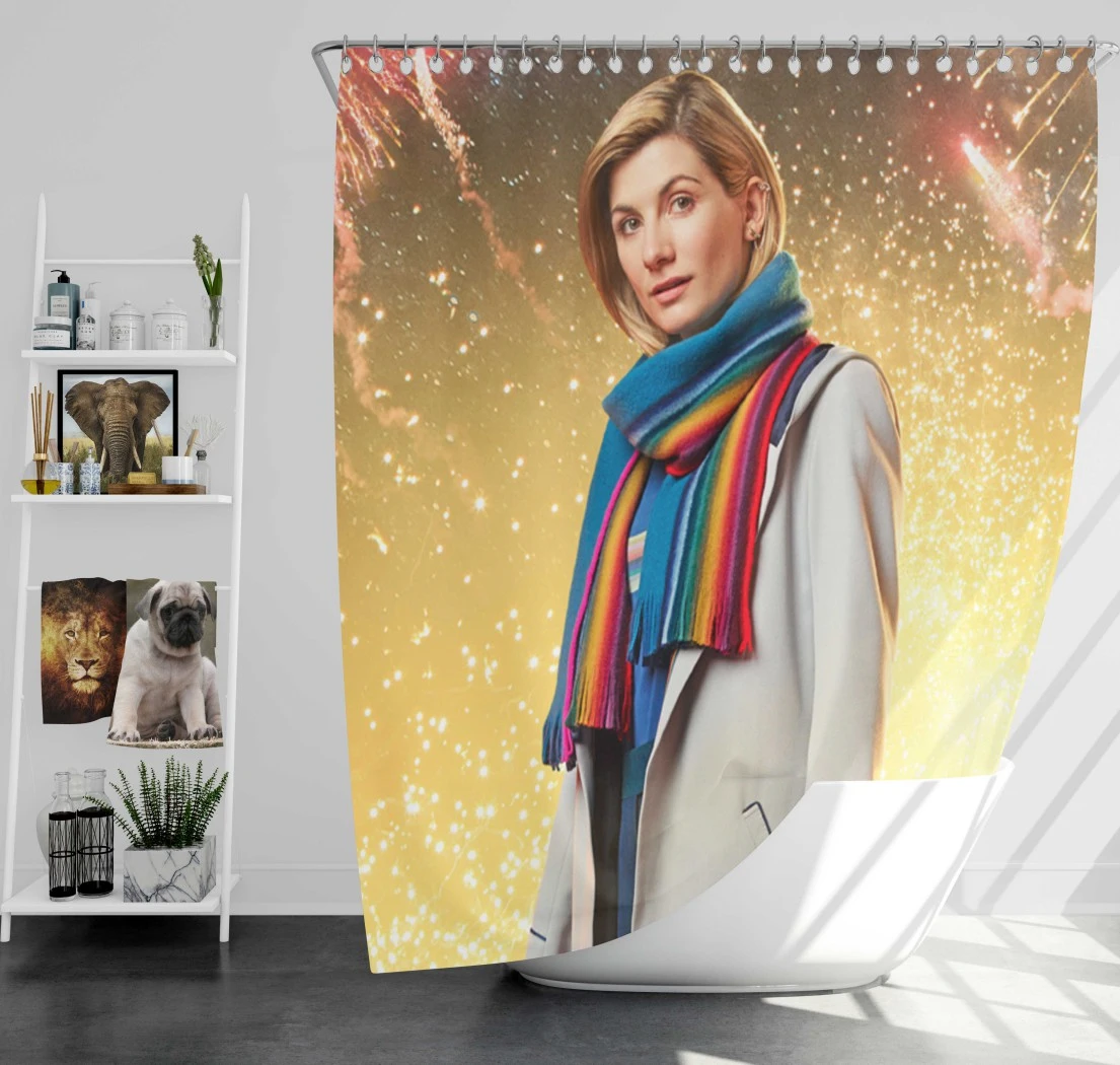 Time Travel Chronicles: Doctor Who Shower Curtain