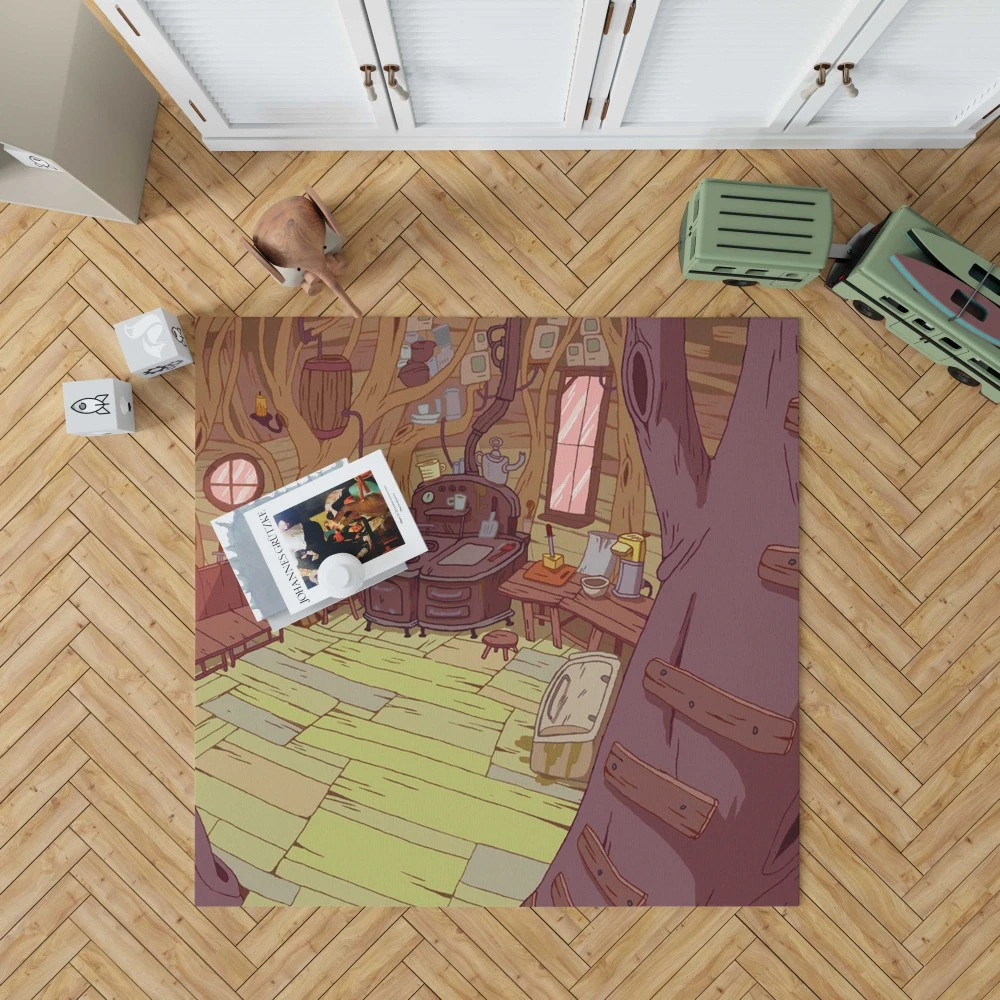 Timeless Wanderings: Adventure Time Floor Rugs