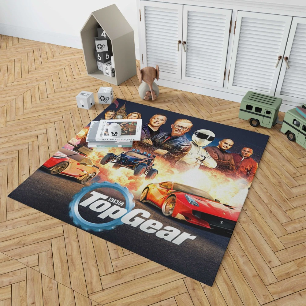 Top Gear featuring The Stig Automotive entertainment Floor Rugs 1