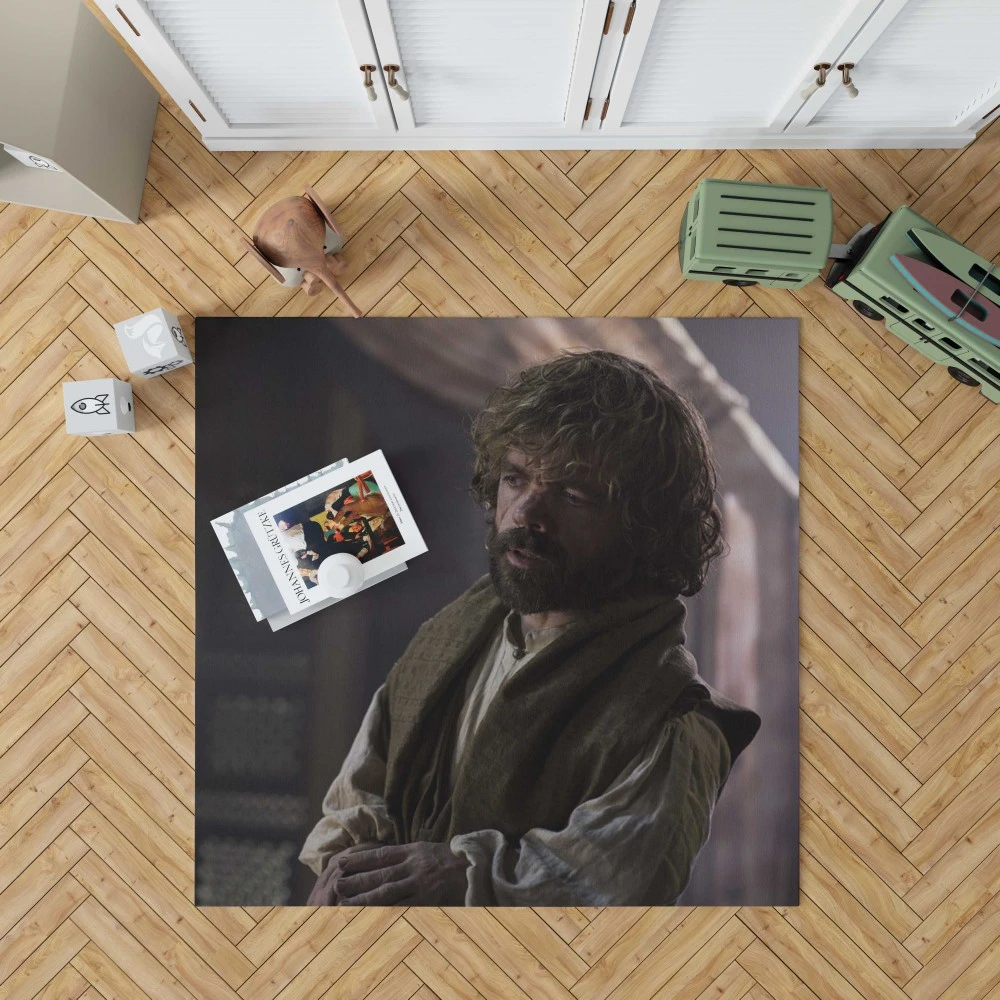 Tyrion Lannister Tale: Peter Dinklage in Game of Thrones Floor Rugs