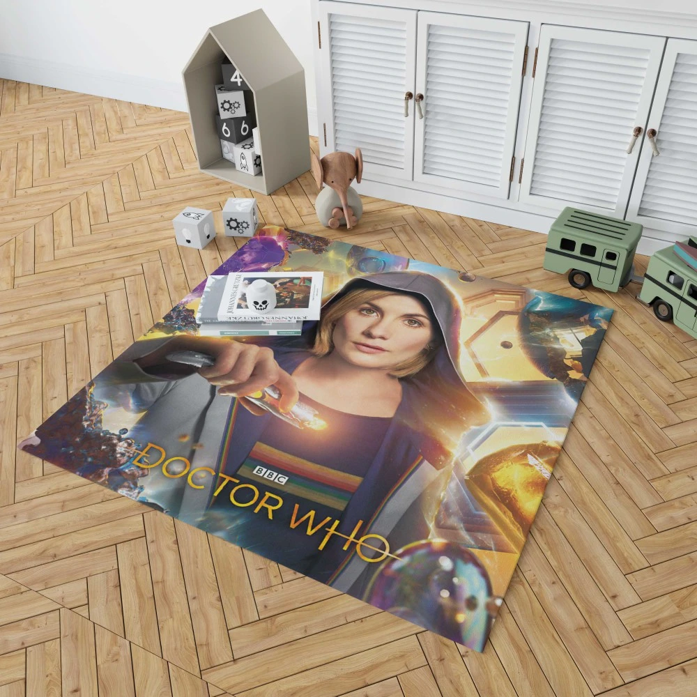 Unveiling 13th Doctor: Jodie Whittaker in Doctor Who Floor Rugs 1