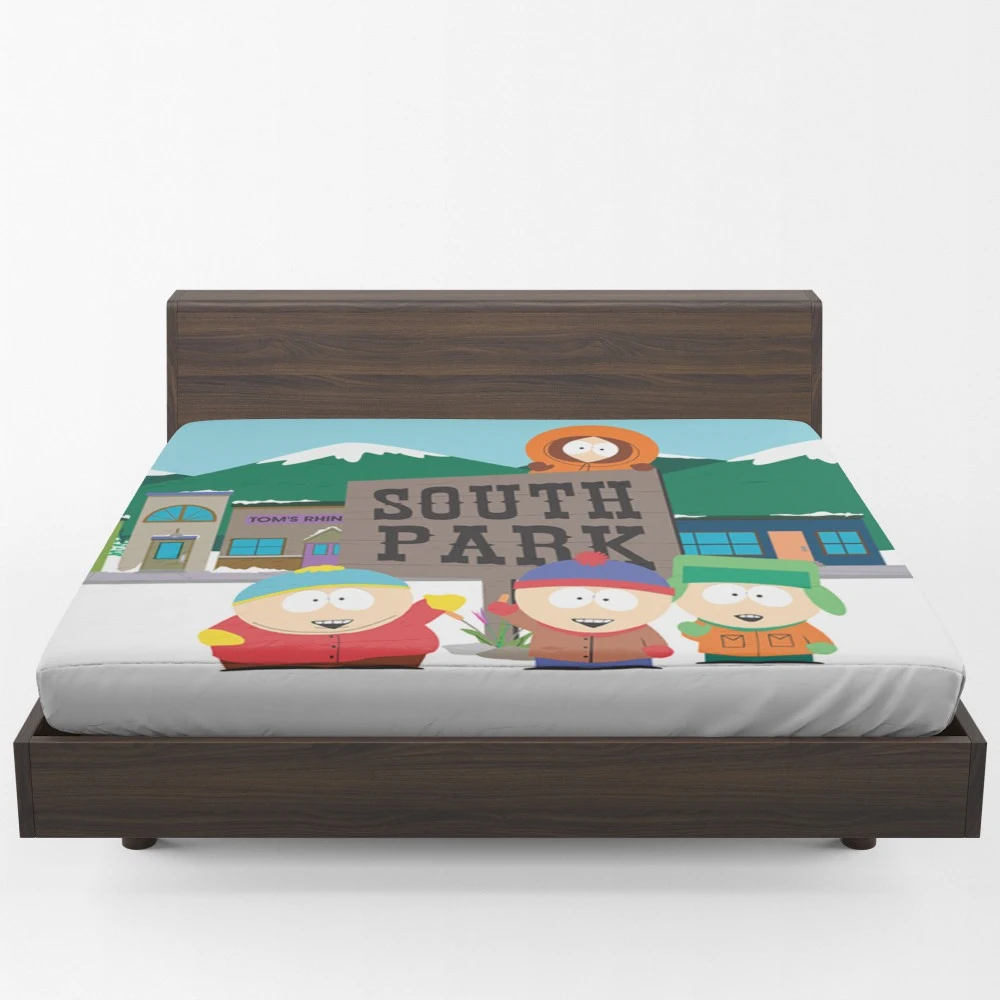 Zany Adventures in South Park Fitted Sheet 1
